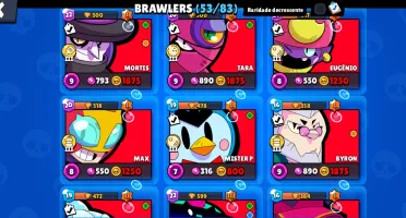 Vendo conta de brawl star boa!!!