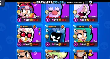 Vendo conta de brawl star boa!!!