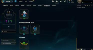 Conta lol Extremamente rara Kayle Juiza, Rammus Rei