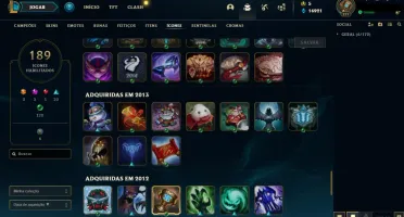 Conta lol Extremamente rara Kayle Juiza, Rammus Rei