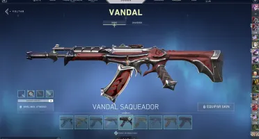 Conta de Valorant com 1500 em skins passes e cards