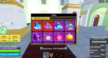 Combo conta max BF com leo + Nika no fruits battlegrounds