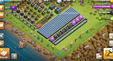 Clash of clans cv 13 upando, 6 construtor liberado.