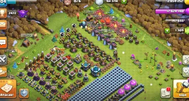 Clash of clans cv 13 upando, 6 construtor liberado.