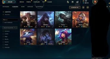 ALL Champs + 130 Skins + 150 Icon, conta de 2013
