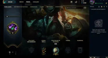 Conta Unranked - Nível 30