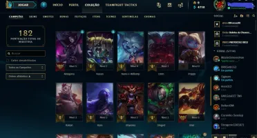 CONTA LEAGUE OF LEGENDS