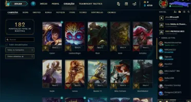 CONTA LEAGUE OF LEGENDS