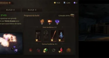 Conta Diablo Immortal Arcanista LV 60 e Paragon alto