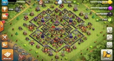 CONTA CLASH OF CLANS CV 10 - HERÓIS CASAL 57