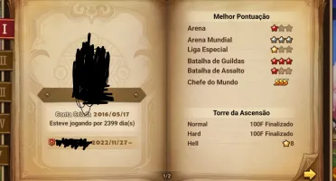 Conta top g1 com +55 nat 5s - Summoners War