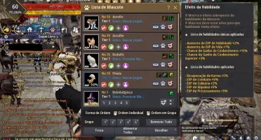 Conta lendaria musa lvl 60