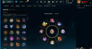 Conta De Lol Criada Em 2013 Full Skins (Valorant Tem Skins)