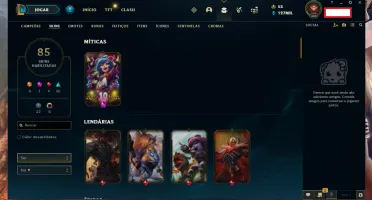 Conta League Of Legends Diamante