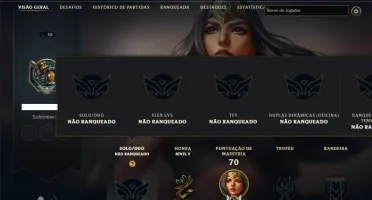 Unranked com 35 Champs e 11 Skins +3 Espolios