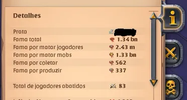 Conta com 1.34bi de Fama e 313M de Fama Amarela Estocada