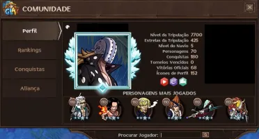 CONTA GRAND LINE ADVENTURES (TRIPULAÇÃO 7700)