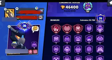 Conta brawl stars +46K troféus