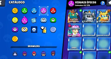 Conta brawl stars +46K troféus, PREÇO NEGOCIAVEL