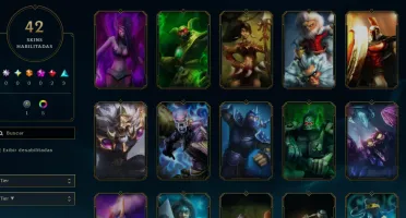 Lol Esmeralda 4, 20 K Ea, 8 Skins, Skins Lendárias, Lvl 49