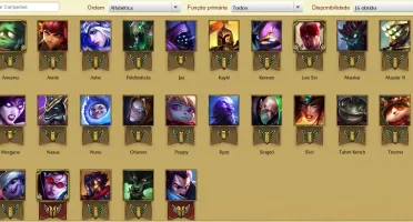 VENDO CONTA NO LOL NA MD10, COM BORDA DE PLATINA