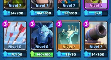 Conta clash royale  level 7 + arena 5