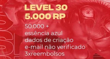 ✨SMURF UNRANKED LVL 30 ; 50K~70K DE E.A - LEAGUE OF LEGENDS