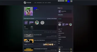 CONTA STEAM COM MOEDA DE 10 ANOS DE CSGO
