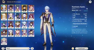 Genshin Impact conta américas com Ayato Zhongli Mona e Qiqi