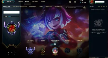 Conta LOL Diamante IV Smurf 2019
