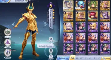 SAINT SEIYA AWAKENING -INICIANTES COM GEMAS AVANÇADAS