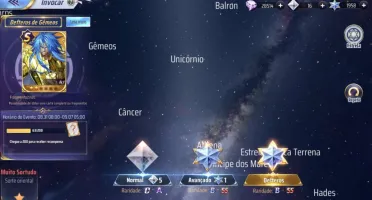 SAINT SEIYA AWAKENING -INICIANTES COM GEMAS AVANÇADAS