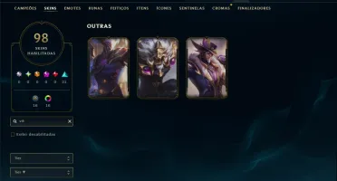 Bronze 4 com TODOS os Champs e 98 Skins (Mais de 300 Jogos)