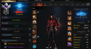 Conta Lost Ark - Kazeros