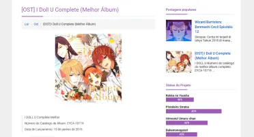 Template Blogger Fanbase Animes / Mangas