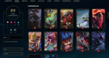 CONTA GOLD LEAGUE OF LEGENDS