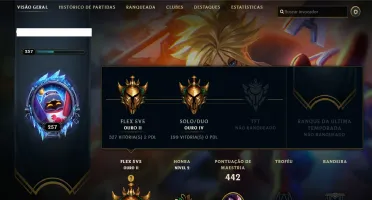 CONTA GOLD LEAGUE OF LEGENDS