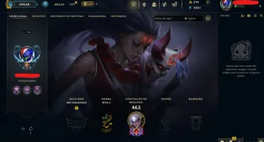 Conta League of Legends Full Acesso - 151 Champs e 119 Skins
