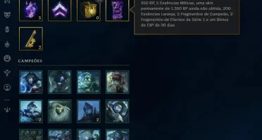 Conta League of Legends Full Acesso - 151 Champs e 119 Skins