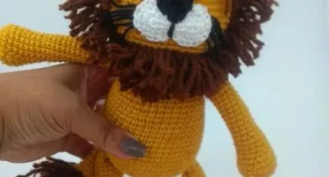 Amigurumi Leão em Crochê