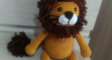 Amigurumi Leão em Crochê