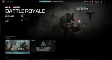 Conta Warzone c/ blackcell e 2500 CP + MW3 Cofre na Steam