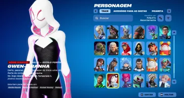 Conta Fortnite | 139 Skins | Spider-Gwen | Entrega automátic