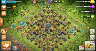 Conta Clash of clans CV 13 quase Full + Vila do C. Full