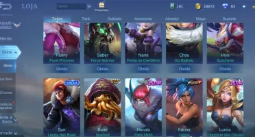 Conta mobile legends