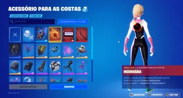 CONTA FORNITE 30 SKINS