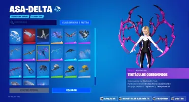 CONTA FORNITE 30 SKINS