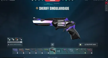 conta de valorant com muitas skins