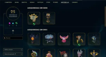 Conta LOL Ferro Boas Skins