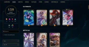 Conta LOL Ferro Boas Skins